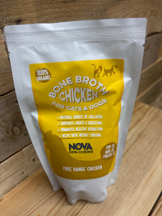 Chicken Bone Broth For Cats and Dogs
