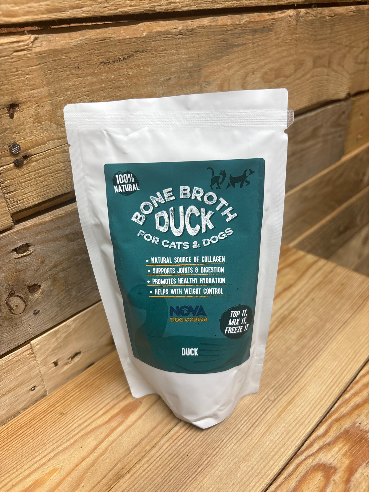 Duck Bone Broth For Cats And Dogs