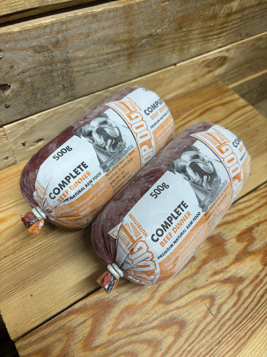 Burns Top Dog Dinner - Beef Complete