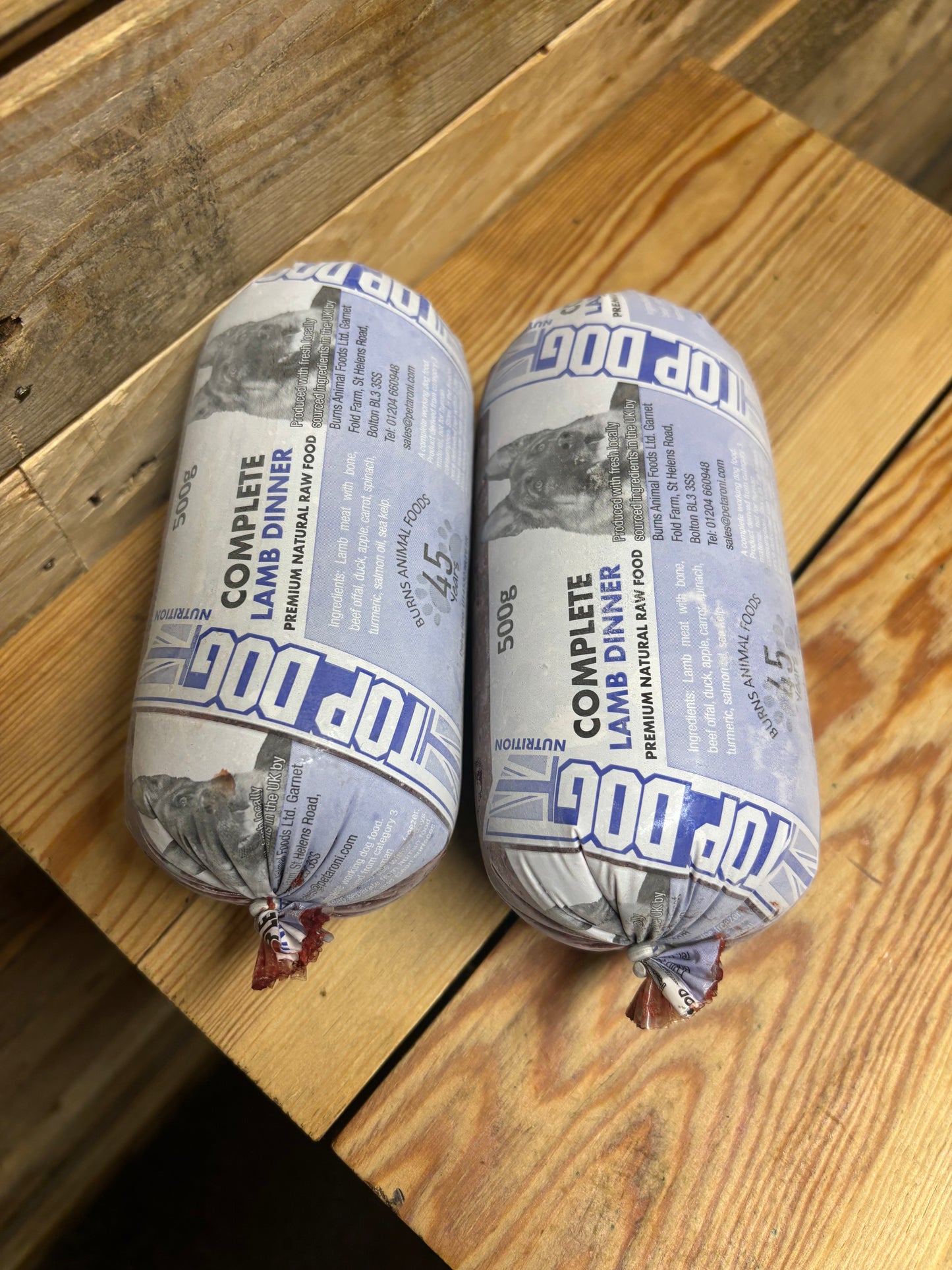 Burns Top Dog  Dinners-Lamb Complete
