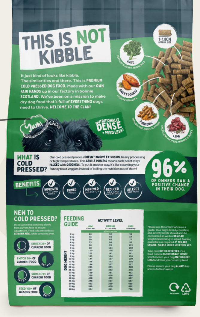 Cold Pressed Lamb- This Is Not Kibble- 2kg 👌🏻
