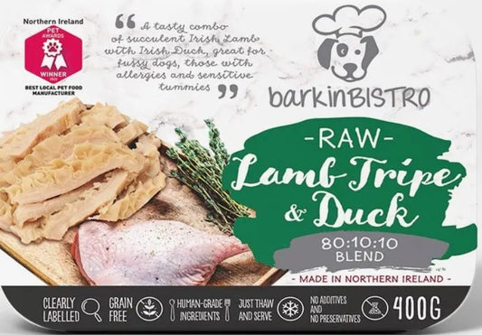 Barkin Bistro- Lamb Tripe and Duck - 400g
