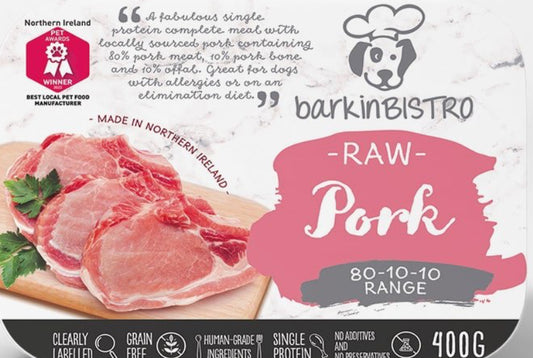 Barkin Bistro - Pork 80/10/10 - 400g